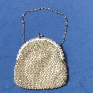 Vintage Delil handmade rhinestone bag